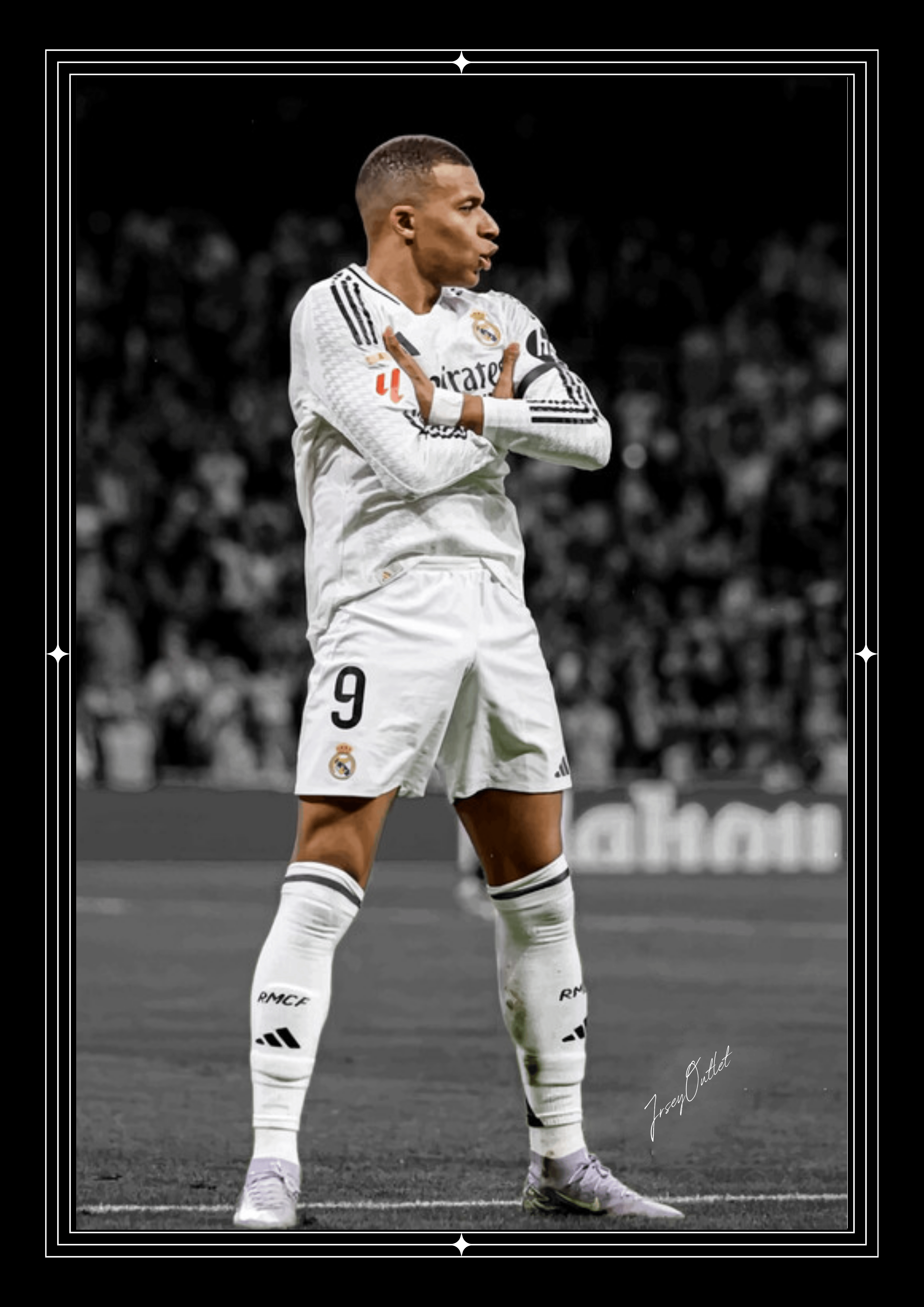 Kylian Mbappé Framed Photo